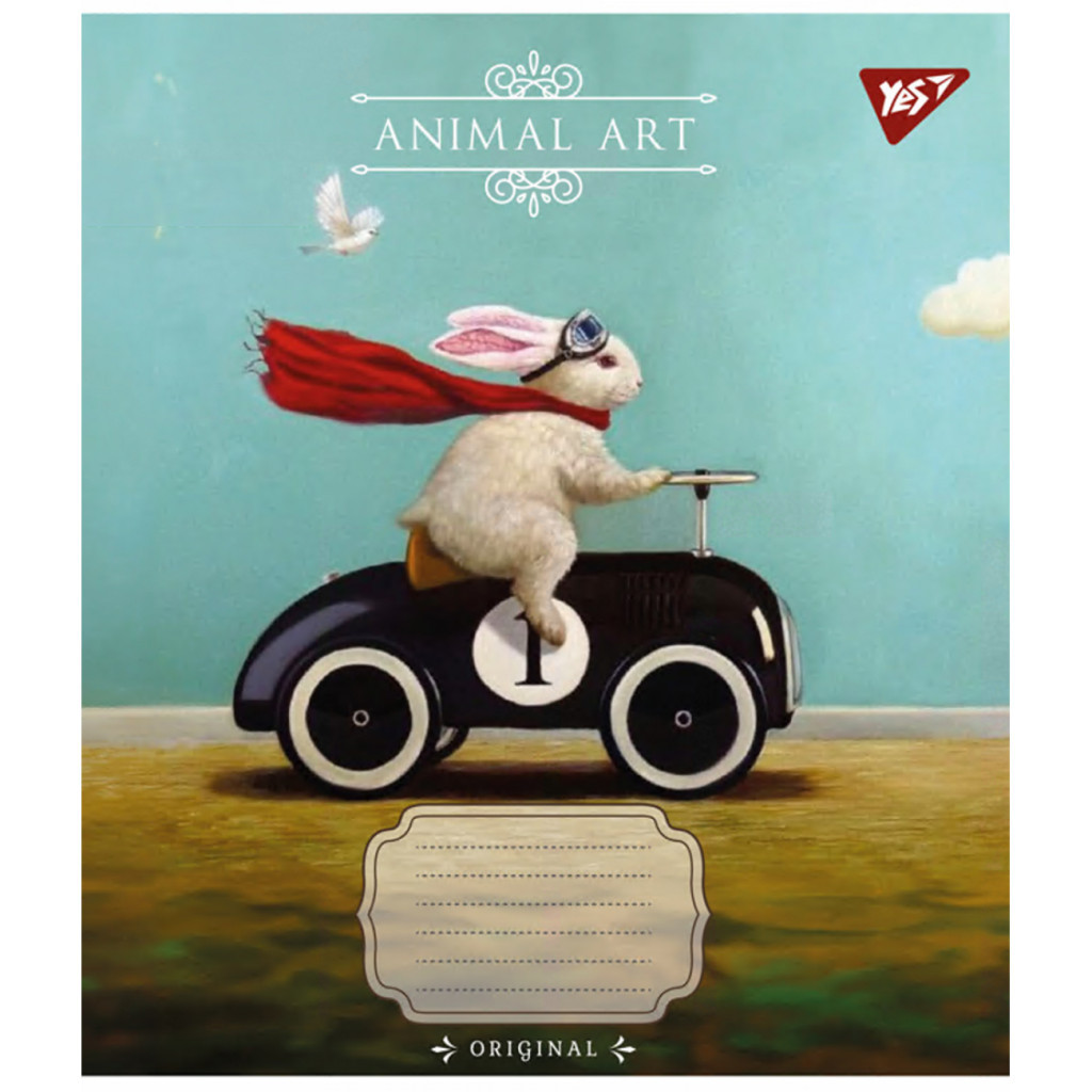 Зошит Yes Animal art 48 аркушів лінія (767122) - зображення 5