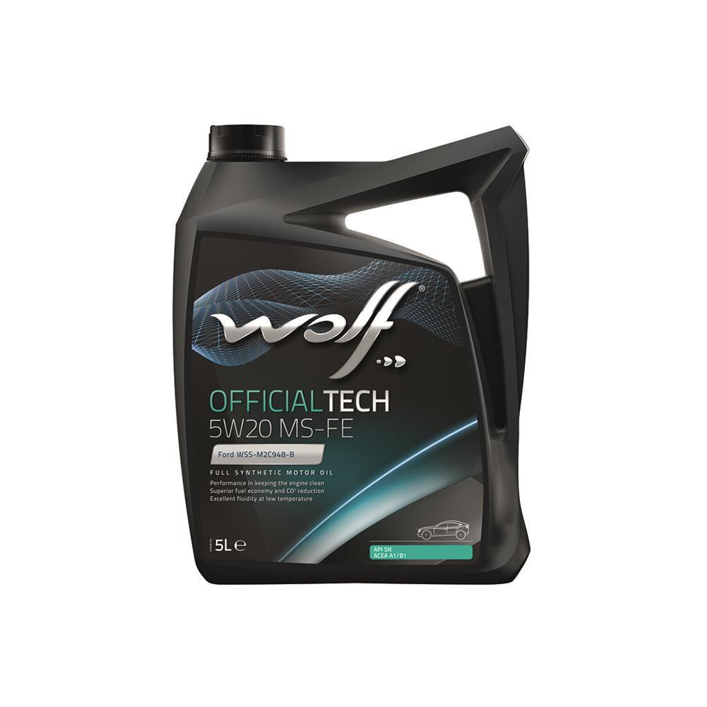 Моторна олива Wolf OFFICIALTECH 5W20 MS-FE 5л (8320385) - зображення 1