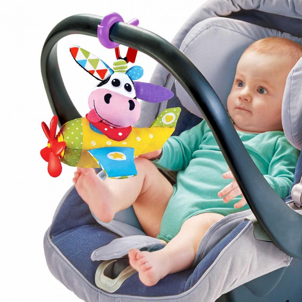 Іграшка на коляску Yookidoo Корівка пілот музична (70632) - зображення 3