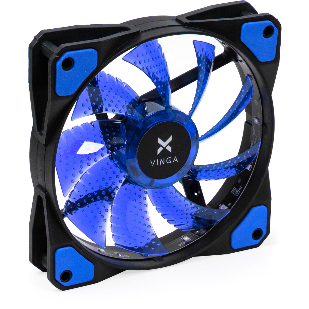 Кулер до корпусу Vinga 12025-15-B1 - зображення 2