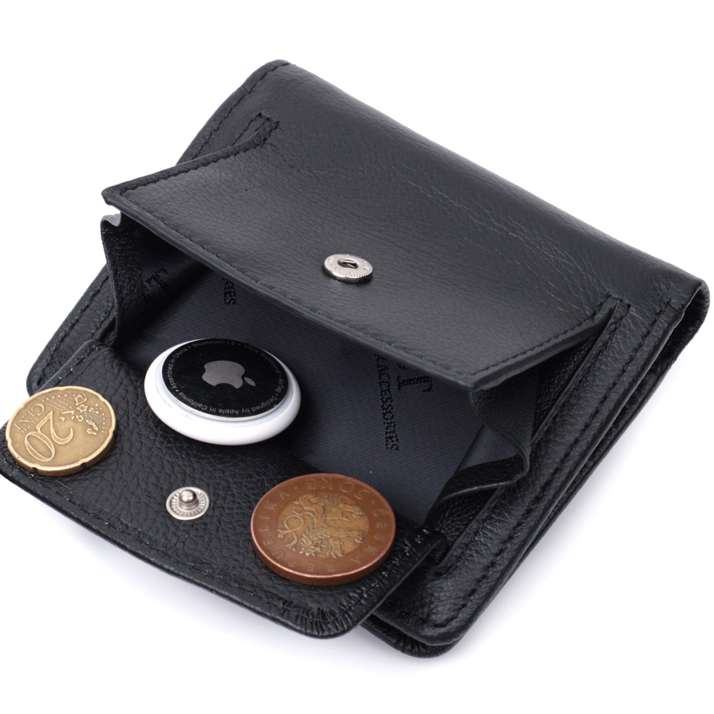 Гаманець ST Leather З натуральної шкіри Чорний (22701) - зображення 8