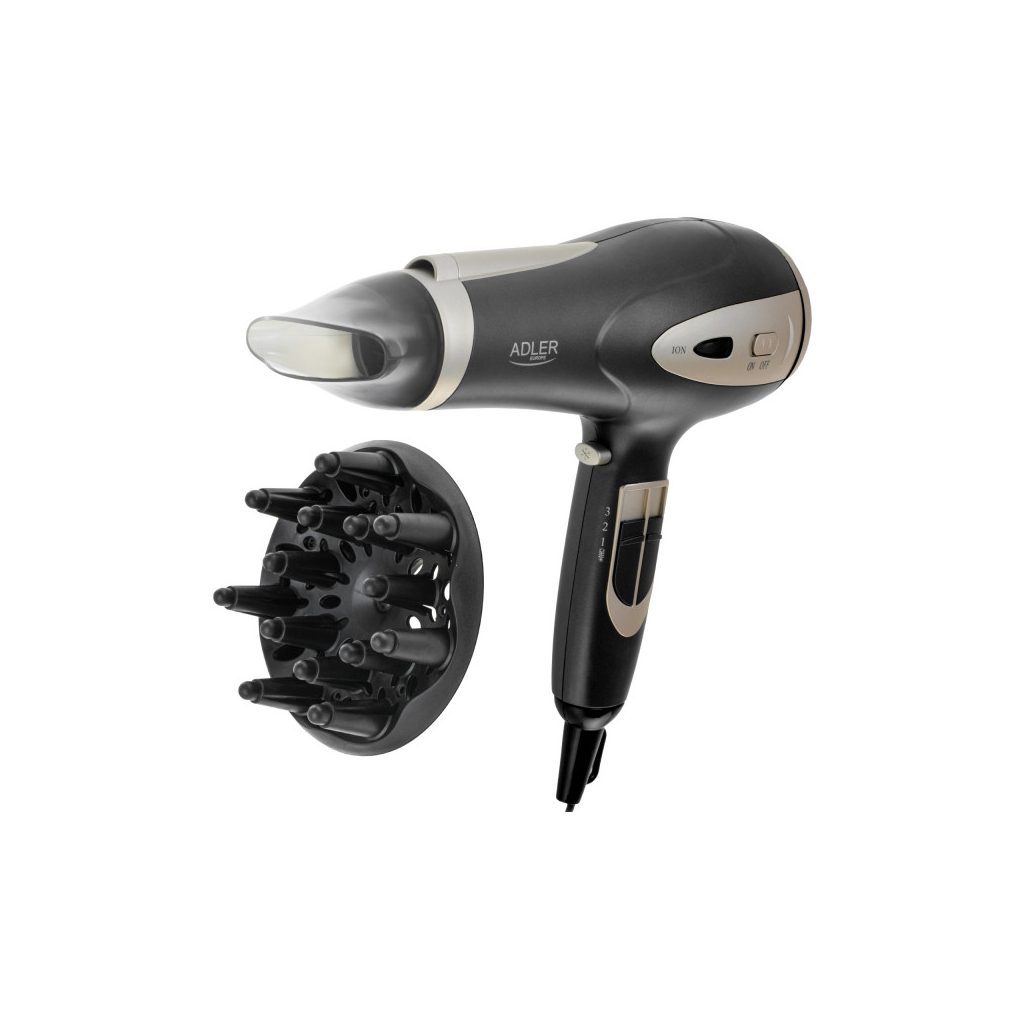 Фен Adler AD 2248 grey (AD2248G) - зображення 4