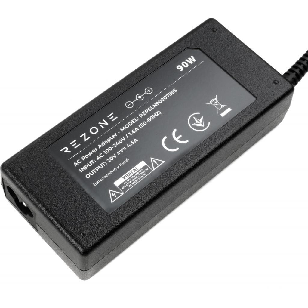 Блок живлення до ноутбуку Rezone Lenovo 90W 20V 4.5A 7.9*5.5 (RZPSLN90207955) - зображення 3