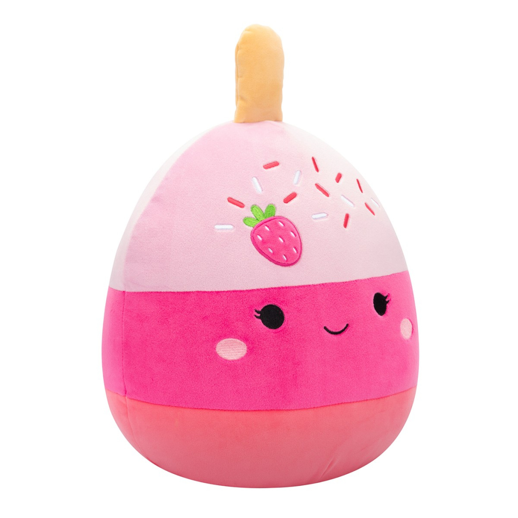 М'яка іграшка Squishmallows Полуничний кейк-поп Пама 30 см (SQCR06573) - изображение 6