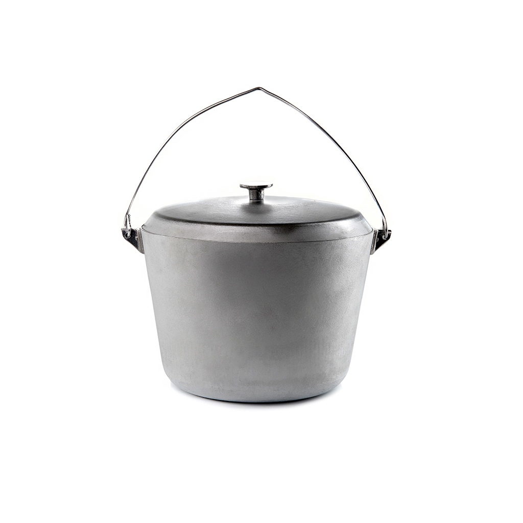 Котел туристичний СИЛА алюмінієвий з кришкою та дужкою 12л (960474) - зображення 1