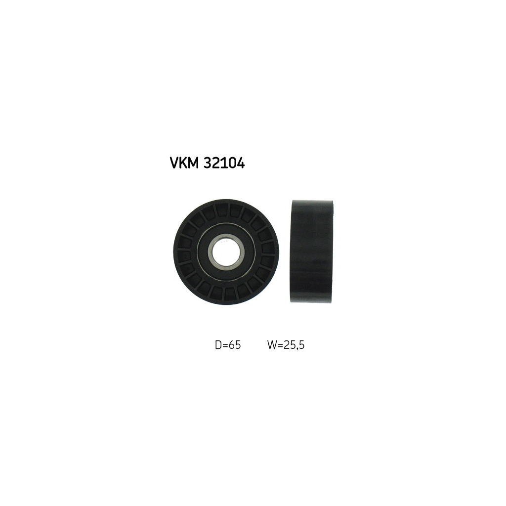 Ролик натягувача ременя SKF VKM 32104 - зображення 1