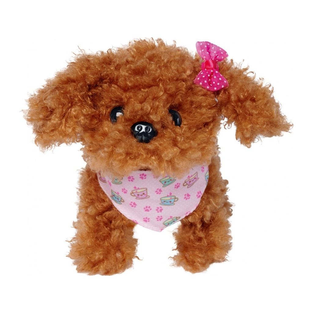 М'яка іграшка Chi Chi Love Собачка Цуценя пудель, ходить, гавкає, виляє хвостиком, 16 см (5890015) - зображення 1