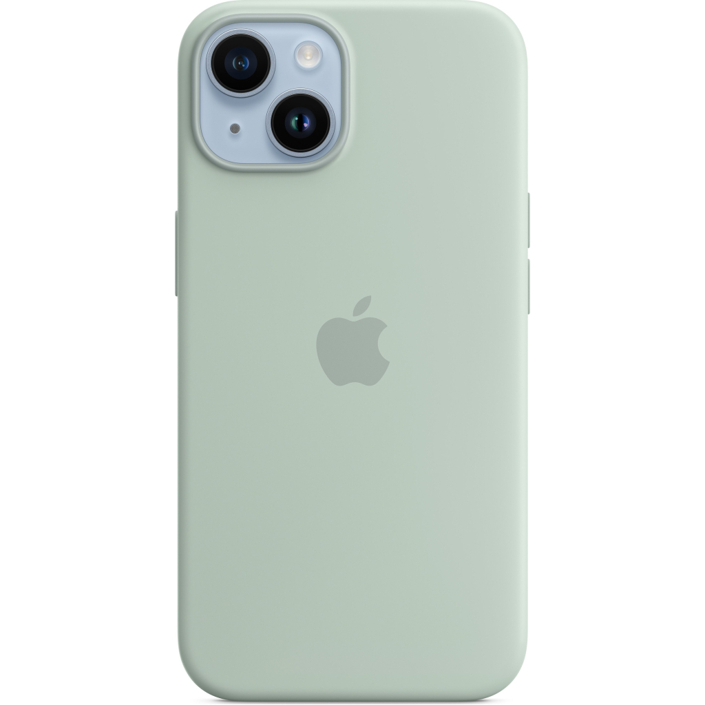 Чохол до мобільного телефона Apple iPhone 14 Plus Silicone Case with MagSafe - Succulent,Model A2911 (MPTC3ZE/A) - зображення 4