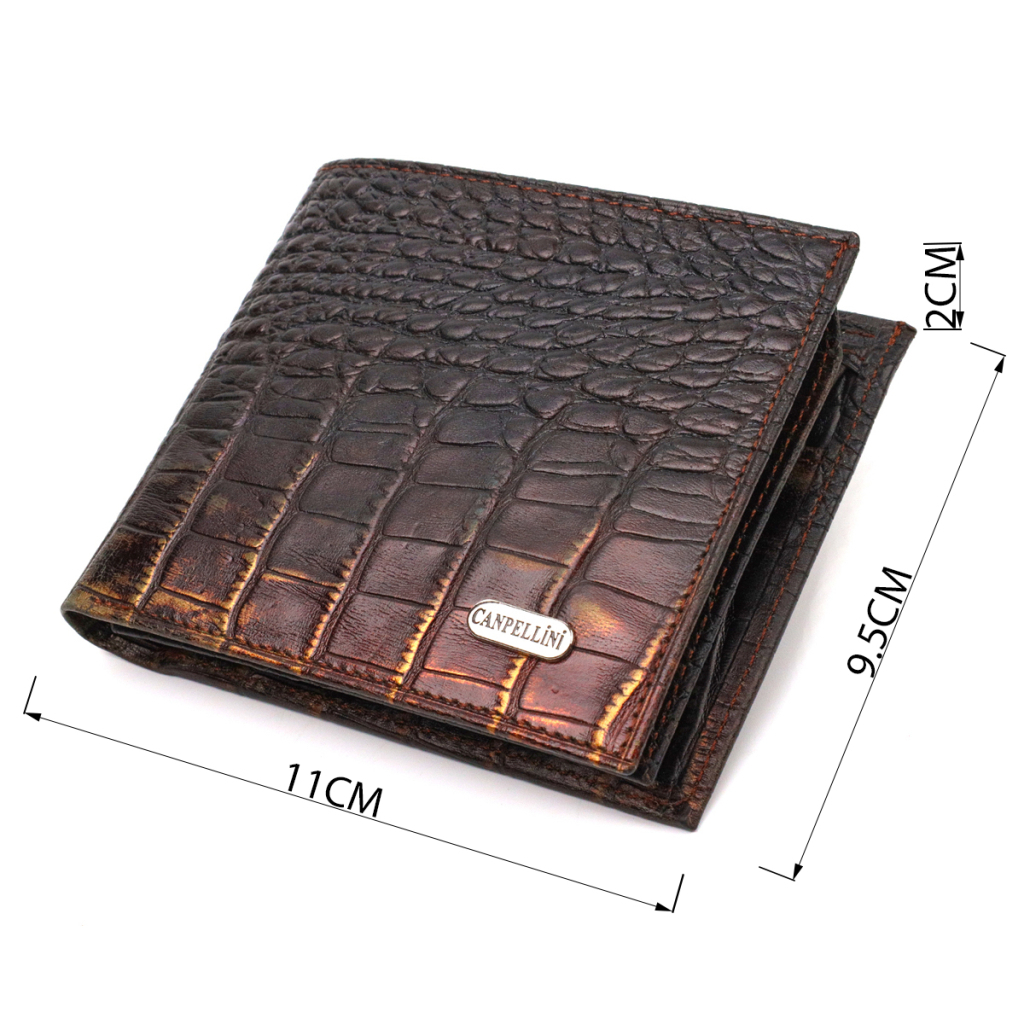 Портмоне Canpellini З натуральної шкіри Темно-коричневе (21784) - зображення 3