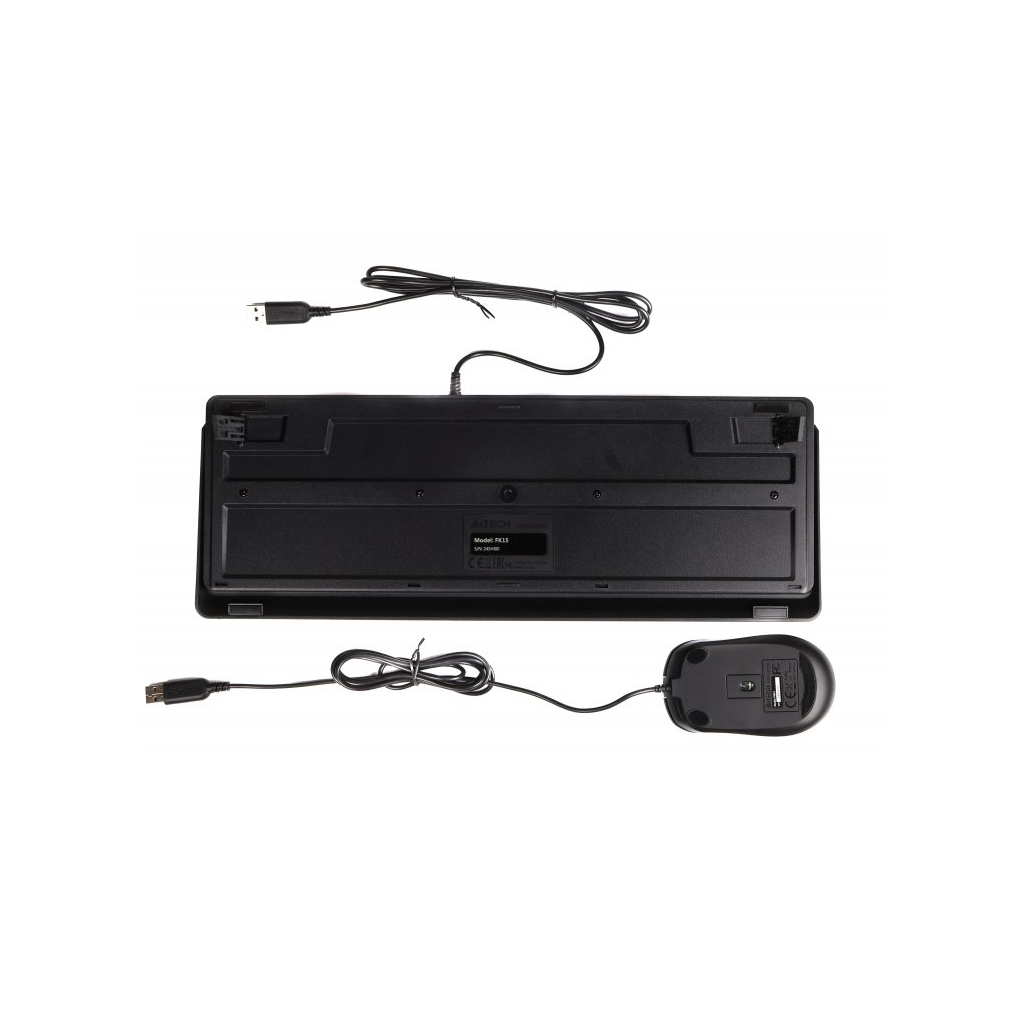 Комплект A4Tech F1512 Black (4711421957939) - зображення 7