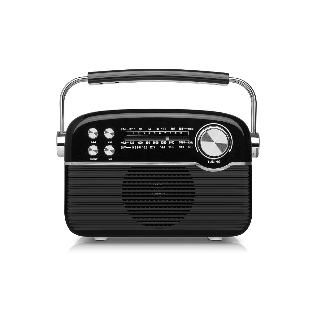 Портативний радіоприймач REAL-EL X-545 Black - зображення 2