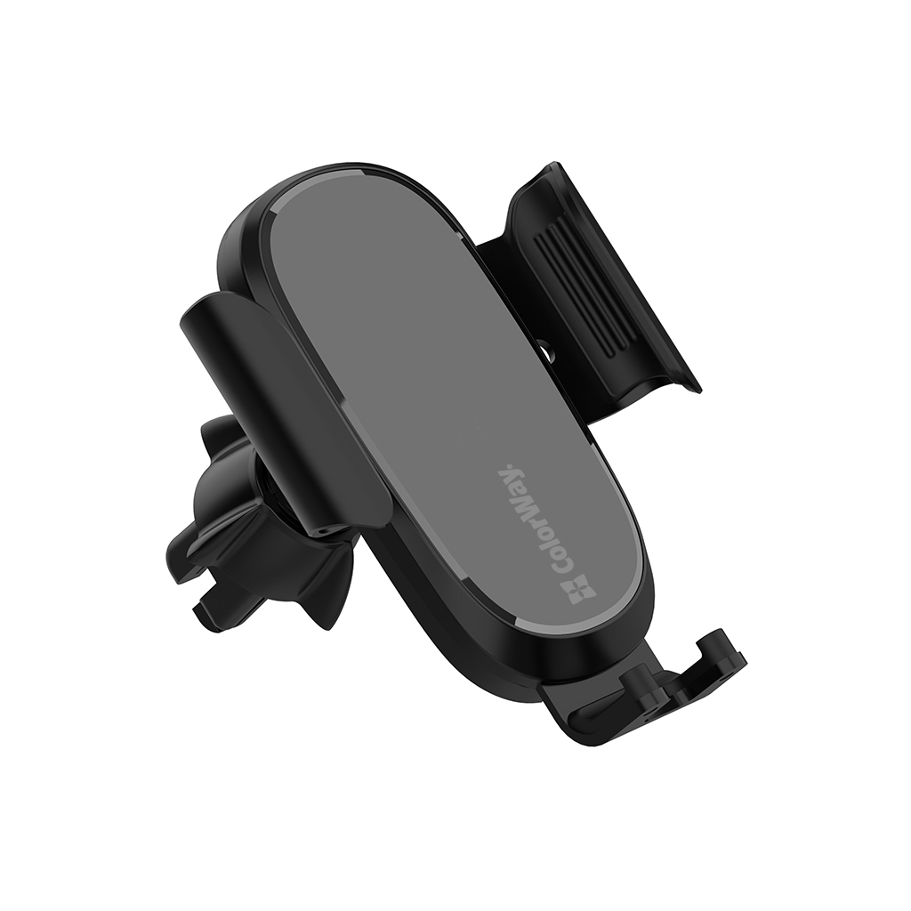 Універсальний автотримач ColorWay Air Vent Car Wireless Charger 15W Black (CW-CHAW038Q-BK) - изображение 4