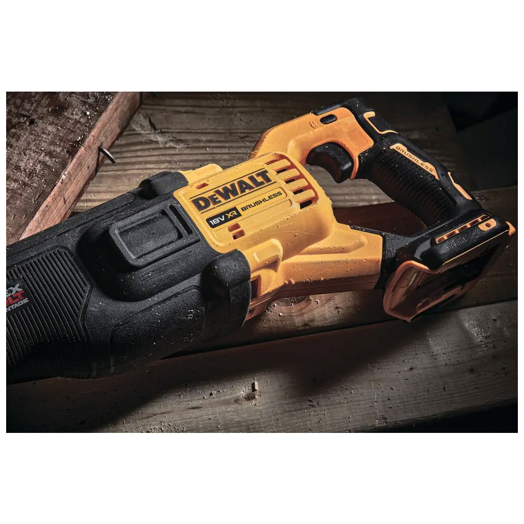 Шабельна пила DeWALT 18В XR Li-lon 6 Аг, 0 - 3000 хід/хв, кейс TSTAK (DCS386T1) - зображення 12