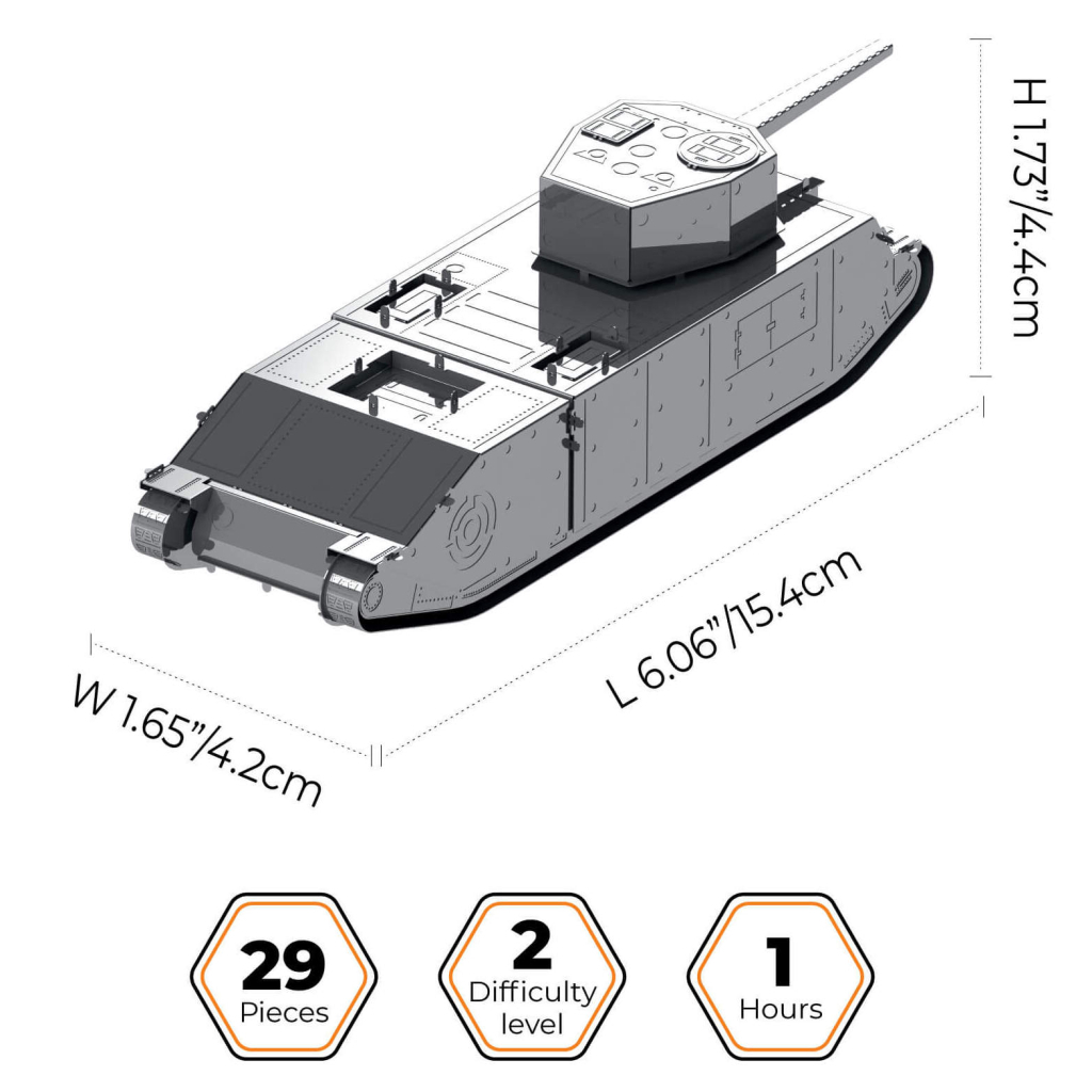 Конструктор Metal Time колекційна модель TOG II (MT067) - зображення 2