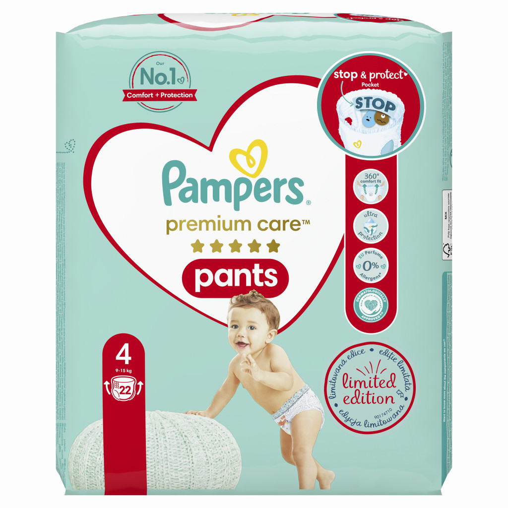 Підгузки Pampers Premium Care Pants Maxi Розмір 4 (9-15 кг), 22 шт. (4015400681212) - зображення 2
