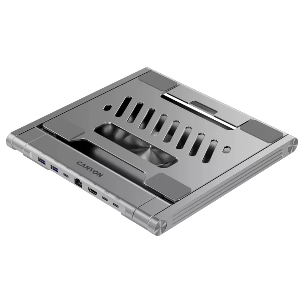 Підставка до ноутбука Canyon Laptop Stand with Detachable Hub OnStand 2 (6-in-1 Hub) (CNS-SDS2) - зображення 7