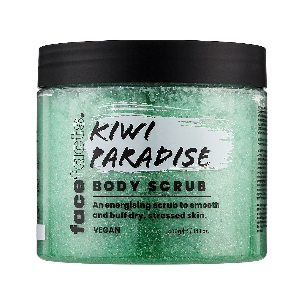 Скраб для тіла Face Facts Body Scrub Kiwi Paradise Рай ківі 400 г (5031413938494) - изображение 1