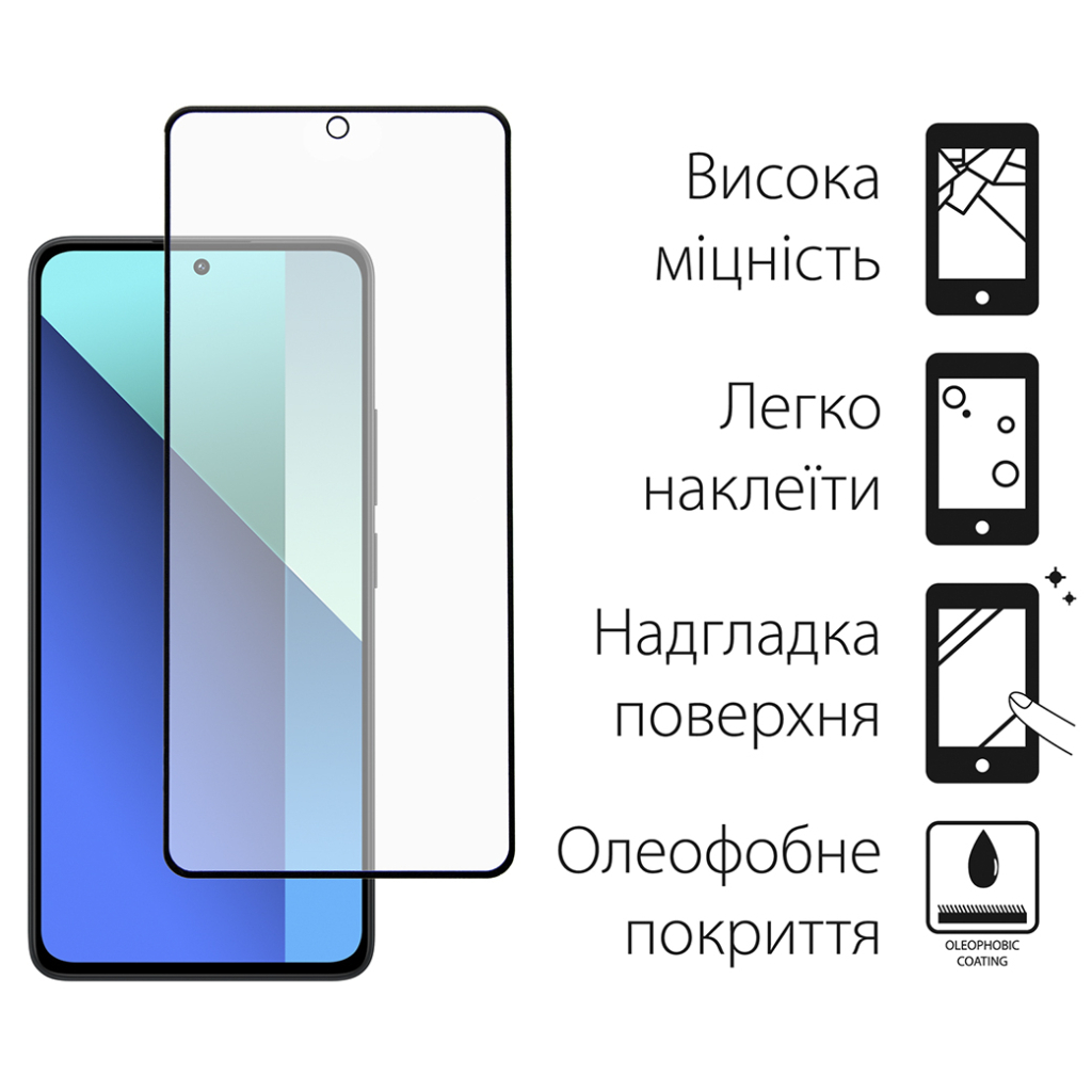 Скло захисне Dengos Xiaomi Redmi Note 13 Pro 5G 2pcs kit (DG-TG2P-45) - зображення 2