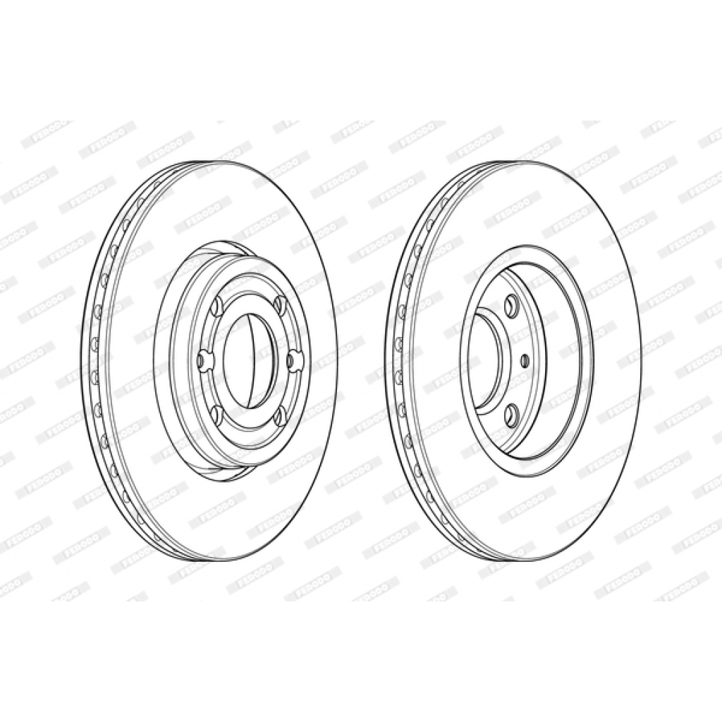 Гальмівний диск FERODO DDF1978 - зображення 1