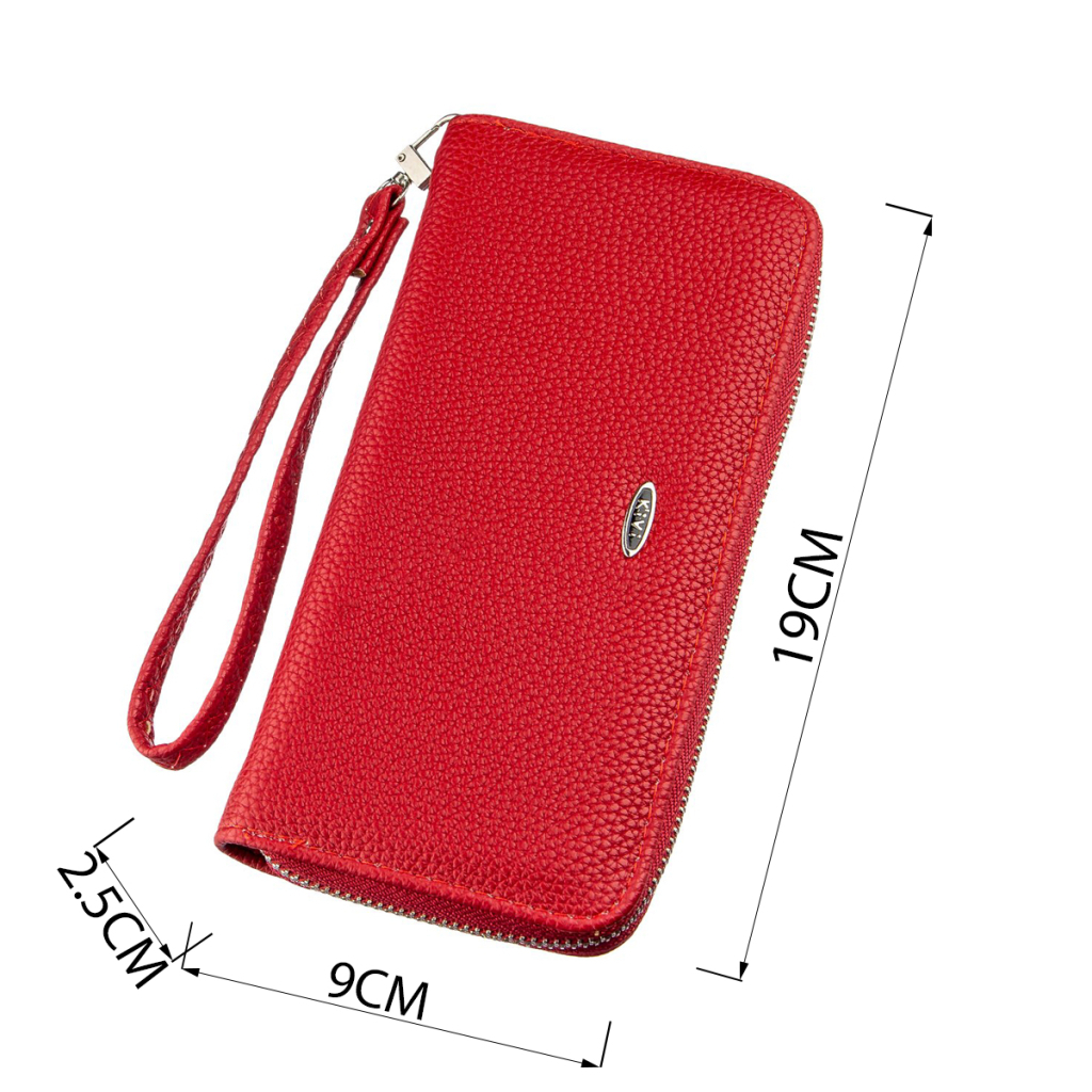 Гаманець Kivi З екошкіри флотар Червоний (19015) - зображення 4