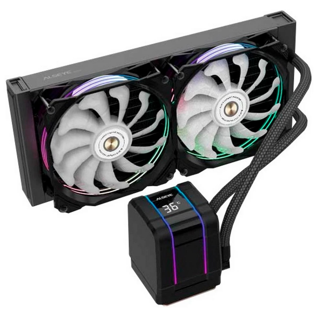 Система рідинного охолодження Alseye Q240 Plus(Black) (AS.02.11.0015) - зображення 1