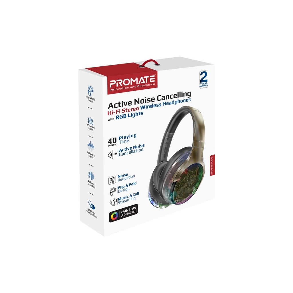 Навушники Promate TransTune Gun Metal (transtune.gunmetal) - зображення 2