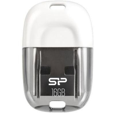 USB флеш накопичувач Silicon Power 16GB Touch T09 White USB 2.0 (SP016GBUF2T09V1W) - зображення 1