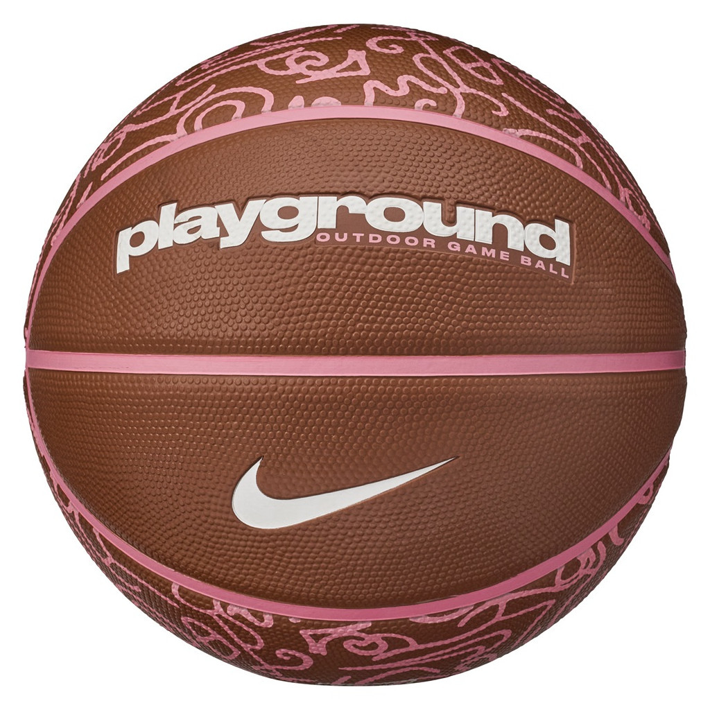 М'яч баскетбольний Nike Everyday Playground 8P Graphic Deflated N.100.4371.203.06 Уні 6 Рудий/Кораловий (887791746290) - зображення 1