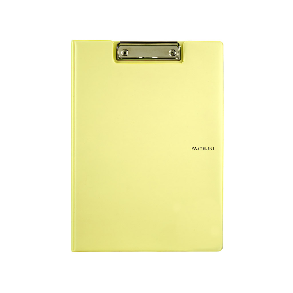 Клипборд-папка Axent Pastelini з металевим кліпом А4 вініл Жовта (2514-26-A) - зображення 1