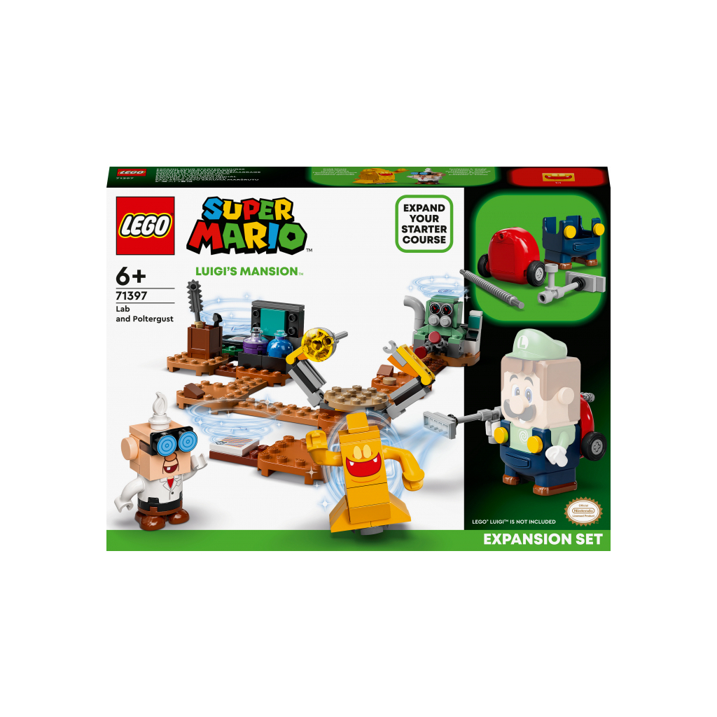 Конструктор LEGO Super Mario Лабораторія та Полтергейс Маєток Луїджі (71397) - зображення 1