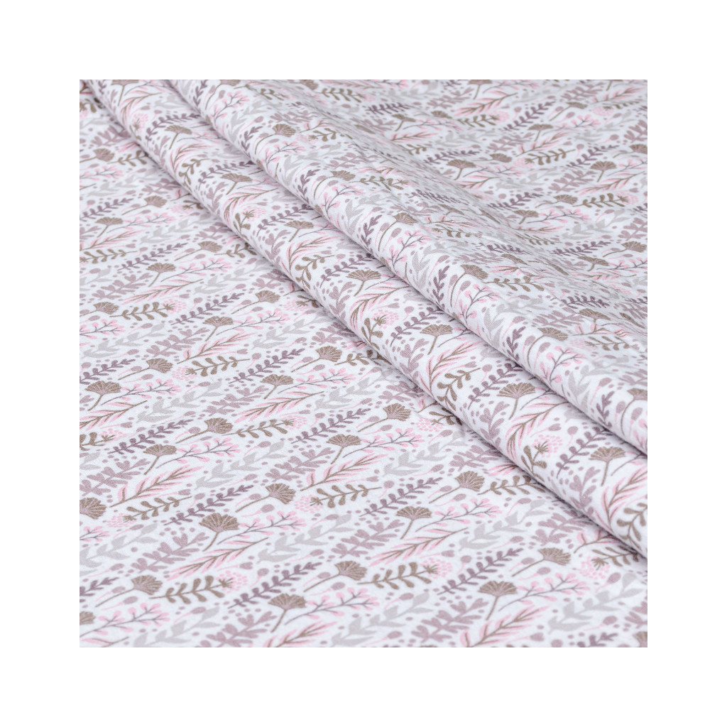 Постільна білизна Home Line Фланель Цвітіння трав рожевий полуторний (179189) - зображення 3