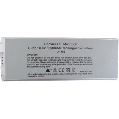 Акумулятор до ноутбука AlSoft Apple A1185 5600mAh 6cell 10.8V Li-ion (A41051) - зображення 1
