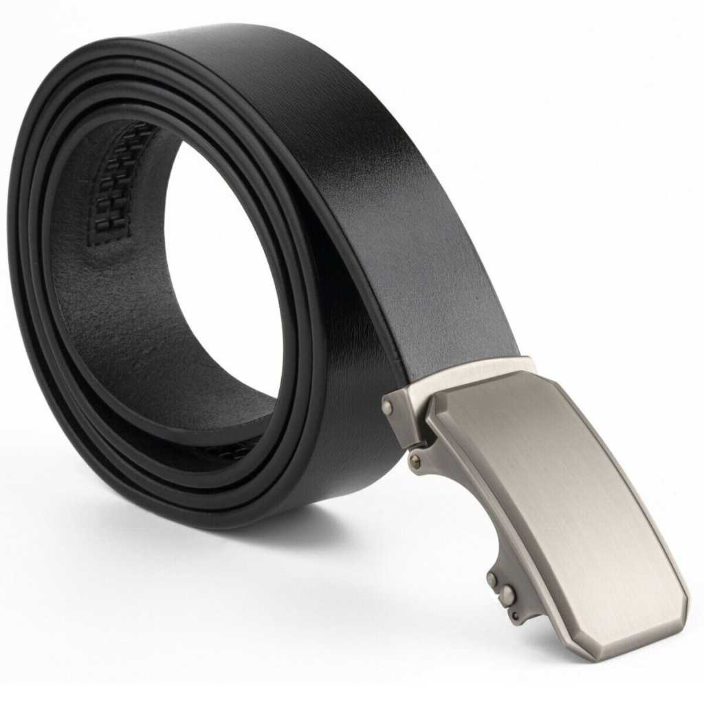 Ремінь Vintage Чоловічий з автоматичною пряжкою Чорний (20275) - зображення 5