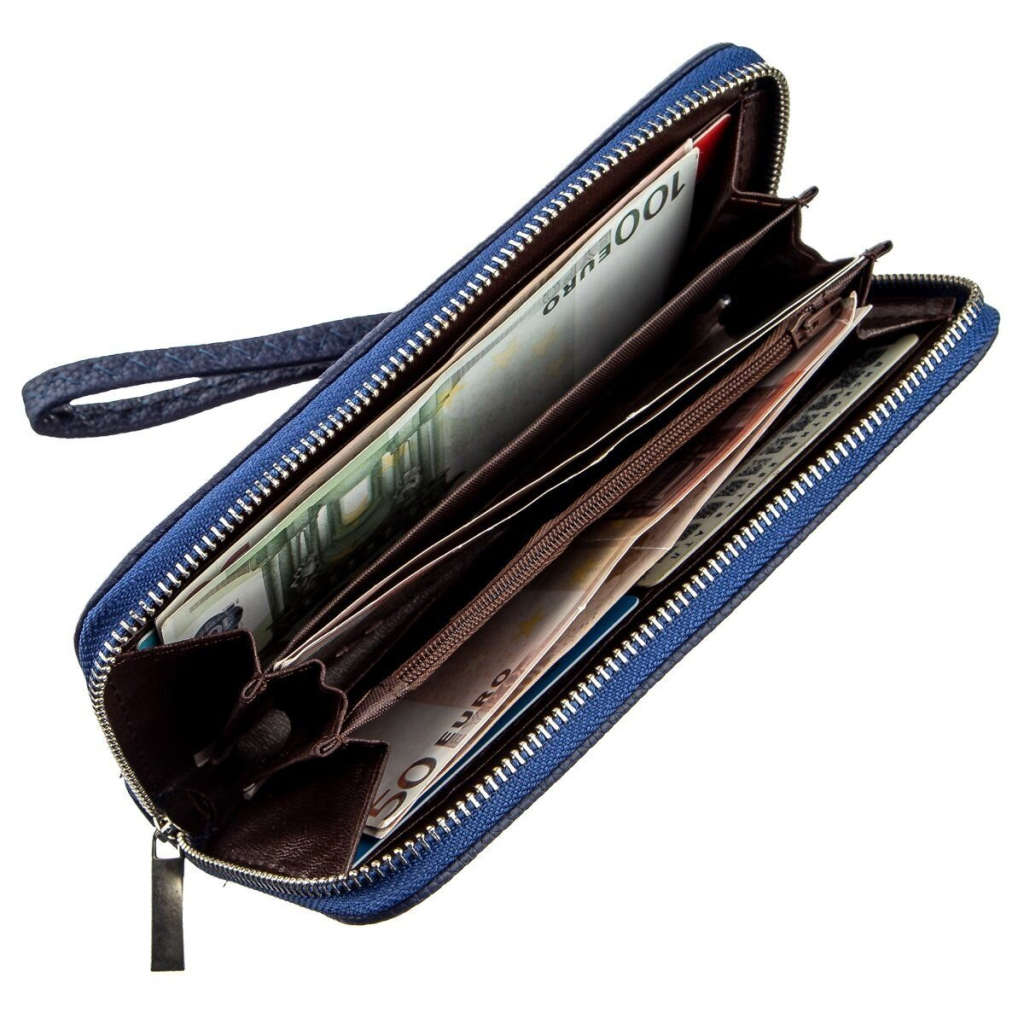 Гаманець Kivi З екошкіри флотар Синій (19013) - зображення 3