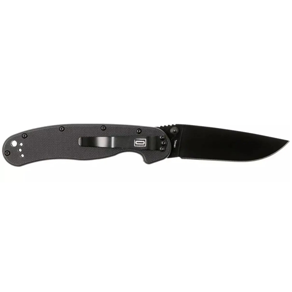 Ніж Ontario Knife RAT I AUS-8 Black, Black Blade (ON8846) - зображення 2