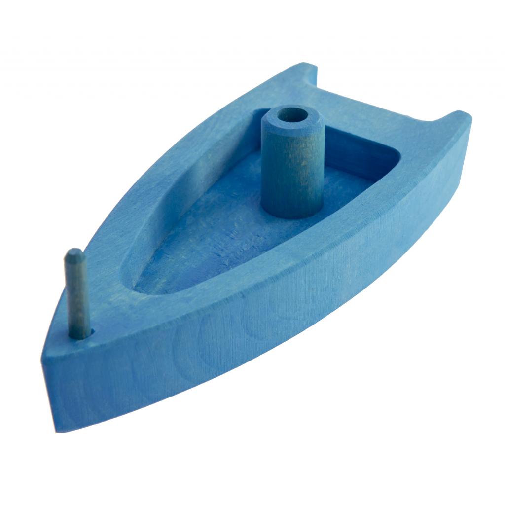 Машина Nic Шлюпка дерев'яна синя (NIC526461) - изображение 3