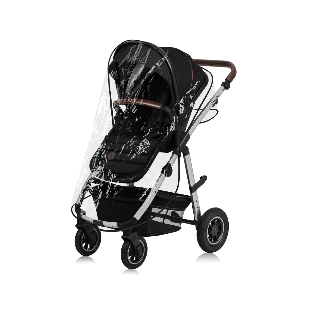 Коляска Lionelo 3 в 1 Amber 3 Black Silver (LO-AMBER BLACK SILVER (3in1)) - зображення 4