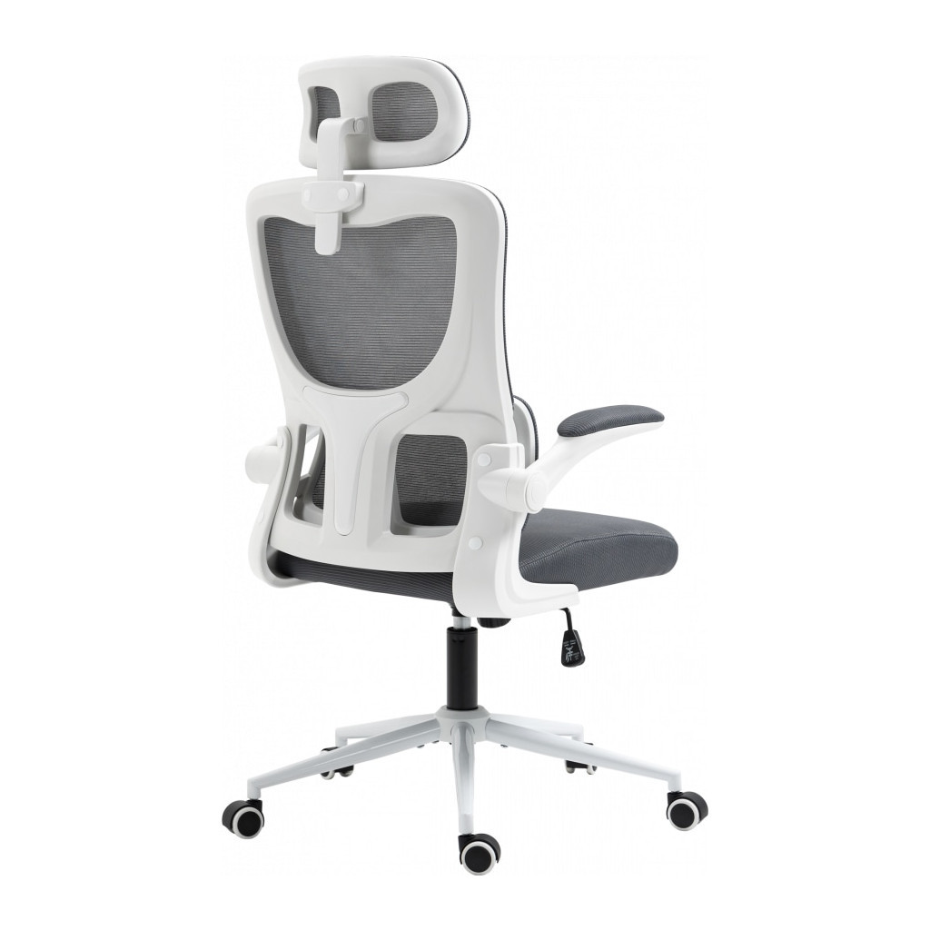 Офісне крісло GT Racer X-5728 White/Gray - зображення 6