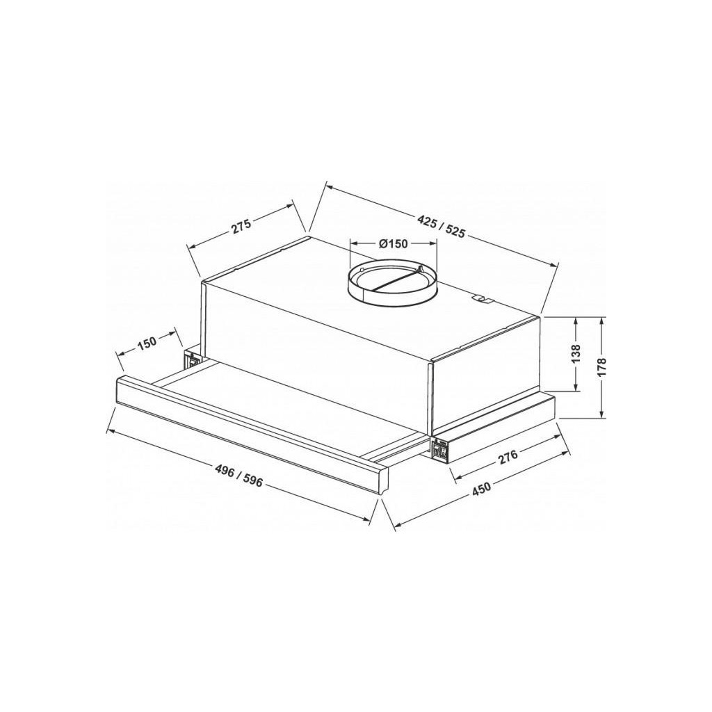 Витяжка кухонна Eleyus Cyclon 700 50 IS+GR - изображение 12