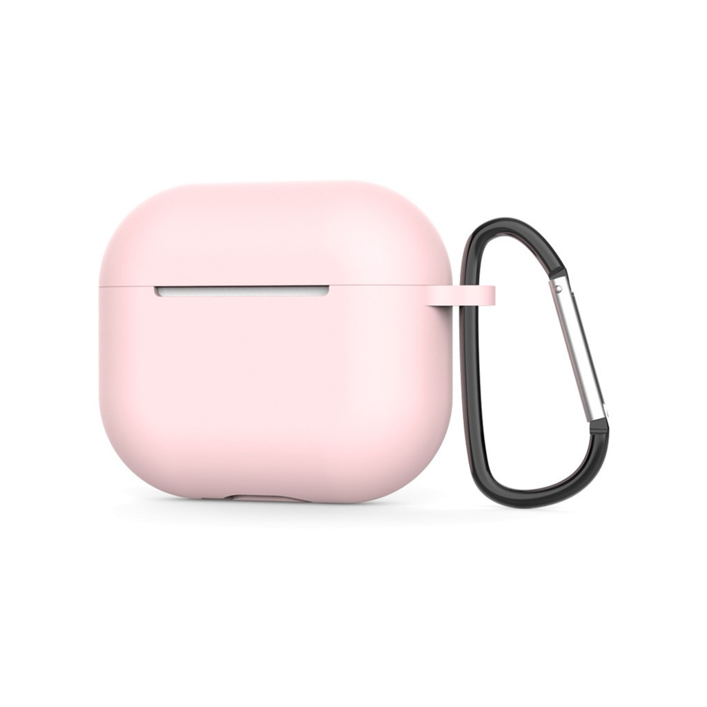 Чохол для навушників BeCover Silicon для Apple AirPods (3nd Gen) Pink (707185) - зображення 2