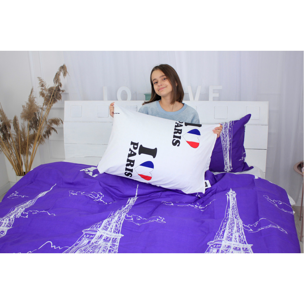 Постільна білизна MirSon Бязь Ranforce Elite 19-0426 Fucsia 110х140 (2200004663142) - изображение 4