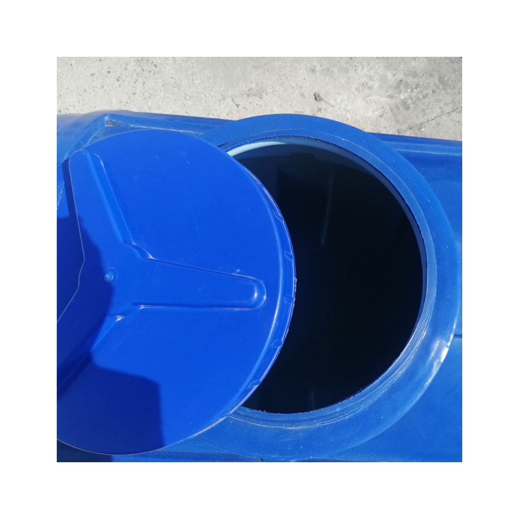 Ємність для води Рото Європласт горизонтальна харчова 350 л синя (38) - зображення 5