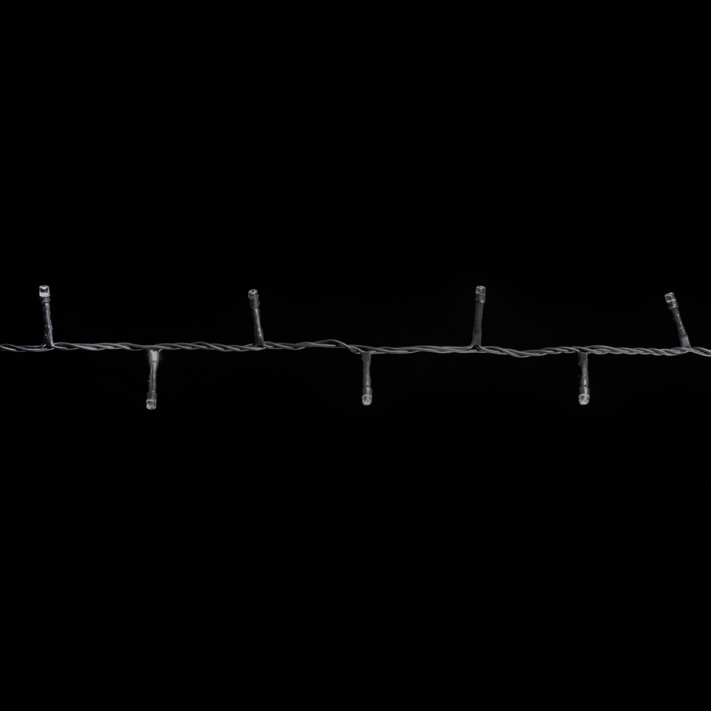 Гірлянда Delux STRING С 100 LED 5m білий/чорний IP20 (90009493) - зображення 2