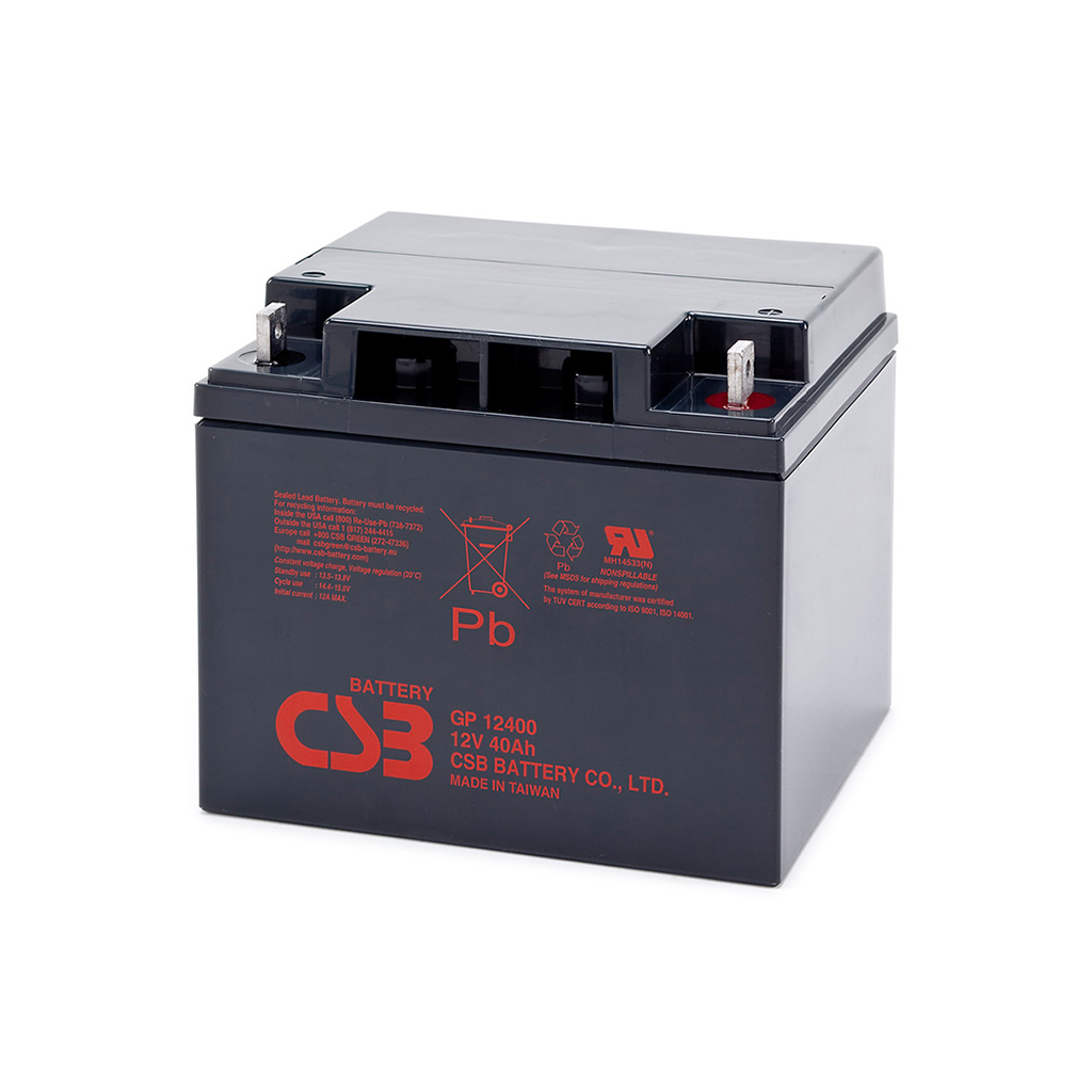 Батарея до ДБЖ CSB 12В 40 Ач (GP12400) - зображення 1