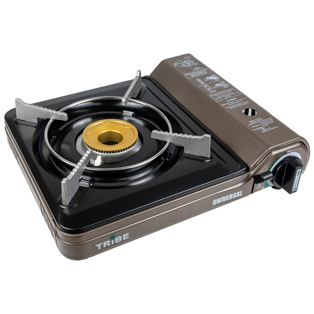 Портативна газова плитка Tribe Universal Grey (T-HD-0003-grey) - зображення 2