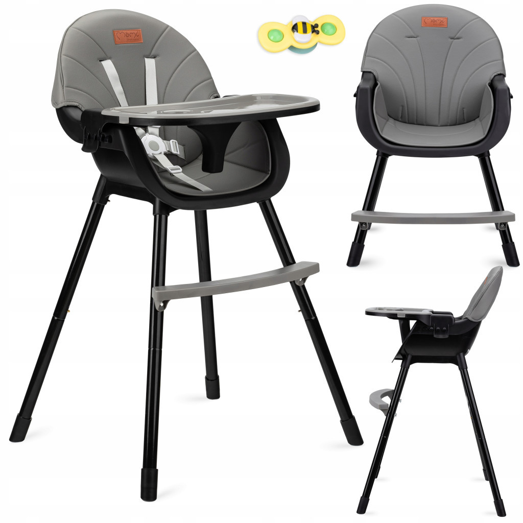 Стілець для годування MoMi Flovi black (KRKA00018) - зображення 2