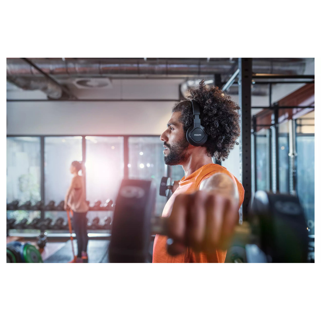 Навушники Philips TAA4216 Over-ear IP55 Wireless Black (TAA4216BK/00) - зображення 2