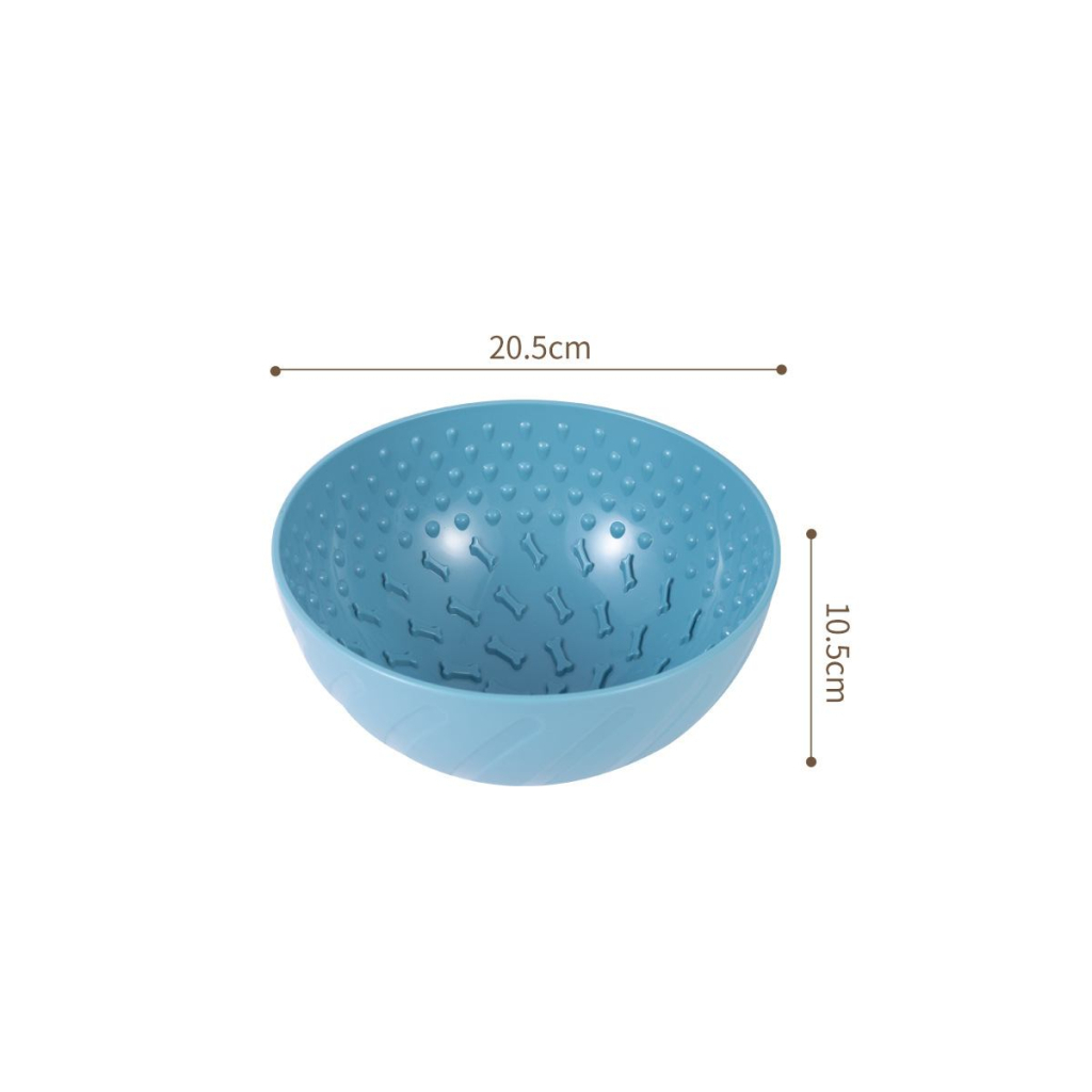 Посуд для собак WahoPet Миска для повільного годування 200 мл блакитна (2700000023679) - изображение 2