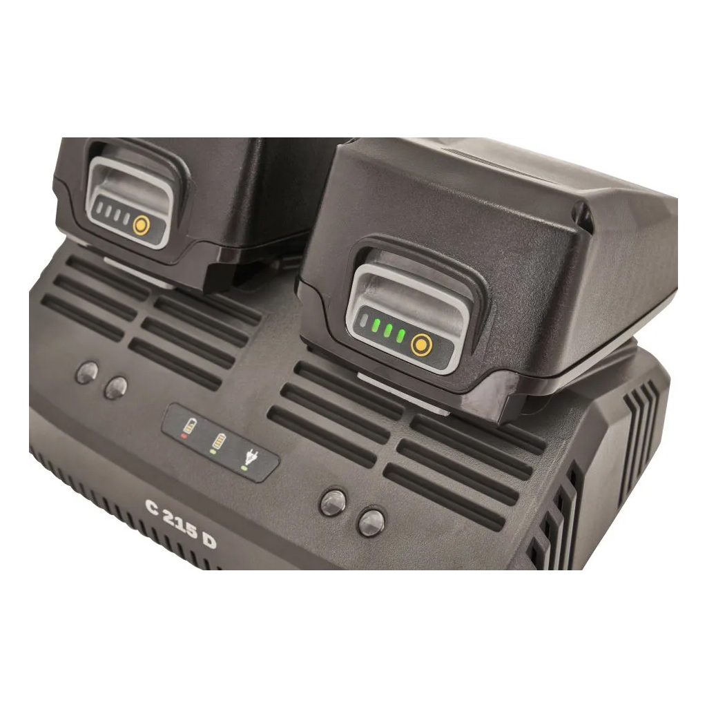 Зарядний пристрій для акумуляторів інструменту Stiga 20В, 2A (C215D) - зображення 4