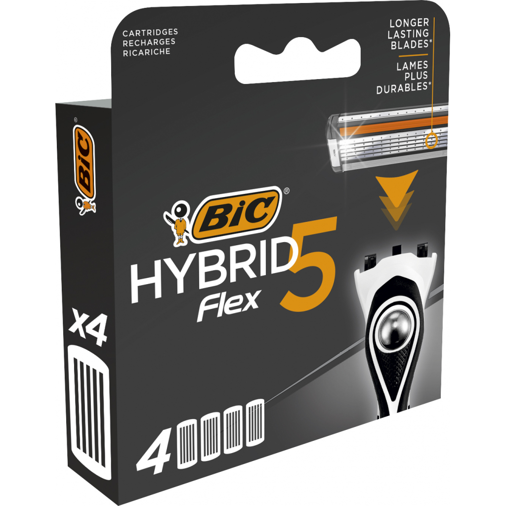 Змінні касети Bic Flex 5 Hybrid 4 шт. (3086123644885) - изображение 2